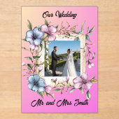 Share your gratitude with this Acrylic Invitation Acryl Uitnodigingen (Voorkant)