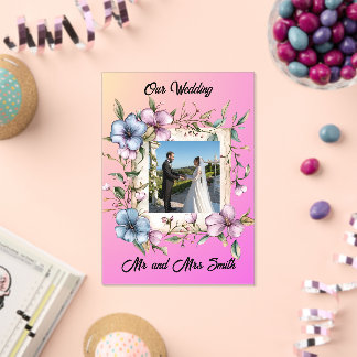 Share your gratitude with this sAcrylic Invitation Acryl Uitnodigingen