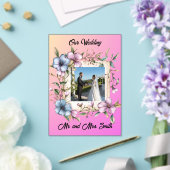 Share your gratitude with this sAcrylic Invitation Acryl Uitnodigingen (Insitu (Huwelijk))