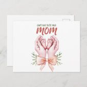 Share your joyful news in the sweetest way with th briefkaart (Voorkant / Achterkant)