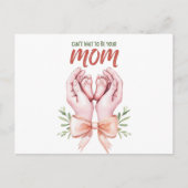 Share your joyful news in the sweetest way with th briefkaart (Voorkant)