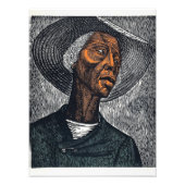 Sharecropper door Elizabeth Catlett Foto Afdruk (Voorkant)