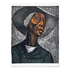 Sharecropper door Elizabeth Catlett Foto Afdruk