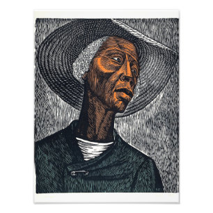 Sharecropper door Elizabeth Catlett Foto Afdruk