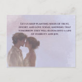 Shared Future & Growth Love Quote Postcard | Build Briefkaart (Voorkant)