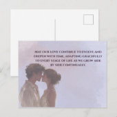 Shared Future & Growth Love Quote Postcard | Build Briefkaart (Voorkant / Achterkant)