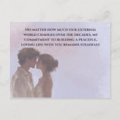 Shared Future & Growth Love Quote Postcard | Build Briefkaart (Voorkant)