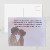 Shared Future & Growth Love Quote Postcard | Build Briefkaart (Voorkant / Achterkant)