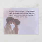 Shared Future & Growth Love Quote Postcard | Build Briefkaart (Voorkant)