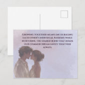 Shared Future & Growth Love Quote Postcard | Build Briefkaart (Voorkant / Achterkant)