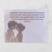 Shared Future & Growth Love Quote Postcard | Build Briefkaart (Voorkant)