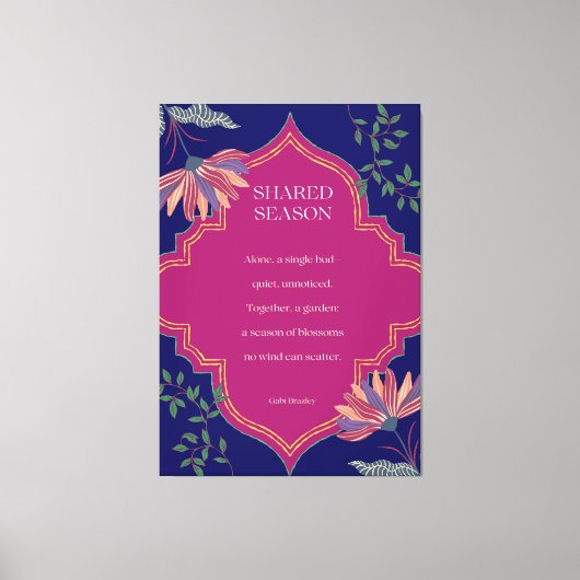 Shared Season Canvas Afdruk (Voorkant)