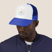Shared Values Flower - Unitarian Universalist Flow Trucker Pet (In situ)
