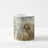 Shared Warmth Whimsical Farmhouse Animals Campfire Magische Mok (Center)