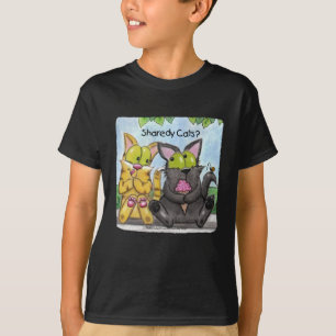Sharedy Cats -Gekke en Tig T-shirt