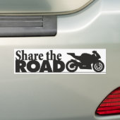 ShareTheRoad Bumpersticker (Op auto)