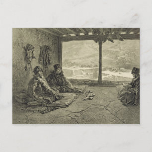 Sharia Lecture te Khosrakh, Dagestan, bord 50 voor Briefkaart