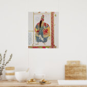 Shariar, koning van de Indies en China Poster (Keuken)