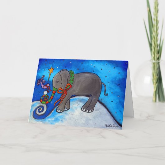 "Sharing Christmas" kerst Kaart (Voorkant)