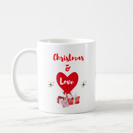 Sharing Christmas Love Photo Customizable Mug  Koffiemok (Links)