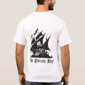 Sharing is een zorgwekkend logo shirt (Achterkant)