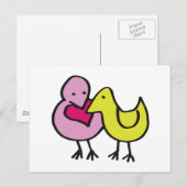Sharing Love Samen Briefkaart (Voorkant / Achterkant)