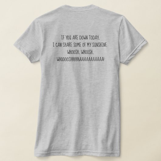 Sharing Sunshine T-Shirt (Laag Achter)