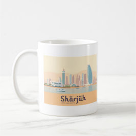 Sharjah VAE Pastel Reizen Koffiemok
