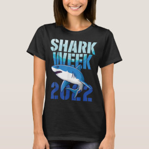 Shark 2022 Week Passion for Shark Lover Ocean Anim T-shirt