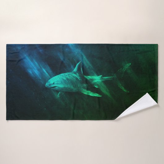 Shark 30 X 60 Bath Towel Badhanddoek (Badhanddoek)