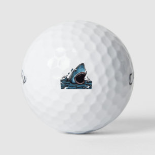 Shark-aanval Golfballen