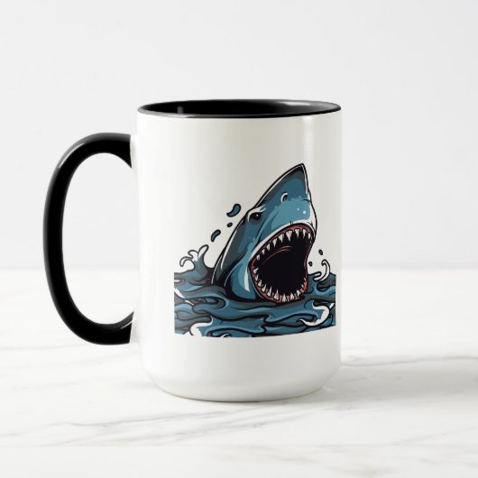 Shark-aanval Mok (Links)