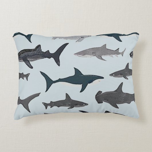 Shark Accent Pillow Kussen (Voorkant)