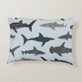 Shark Accent Pillow Kussen (Achterkant)