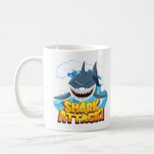 shark action koffiemok