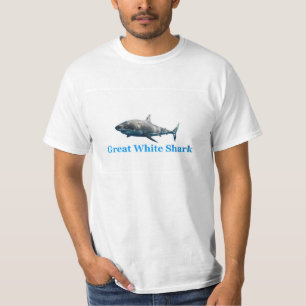 Shark afbeelding voor heren-t-shirt t-shirt