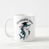 Shark Afstuderen gepersonaliseerd Koffiemok (Links)