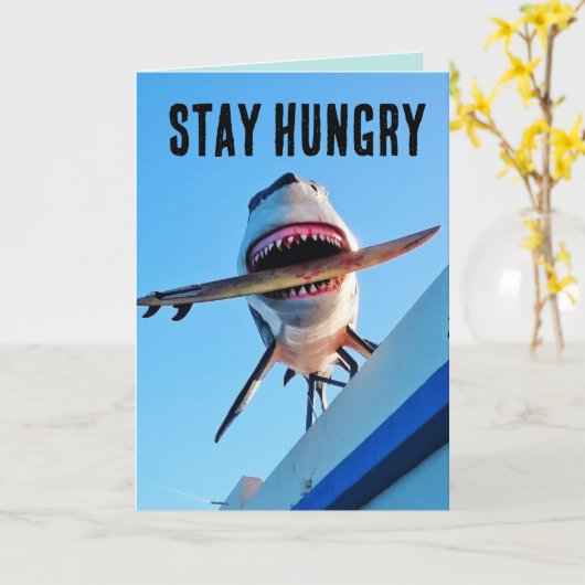 SHARK AFSTUDEREN WENSKAART KAART (Gele Bloem)