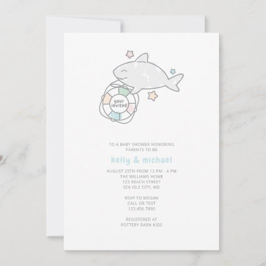 Shark Ahoy Kaart (Voorkant)