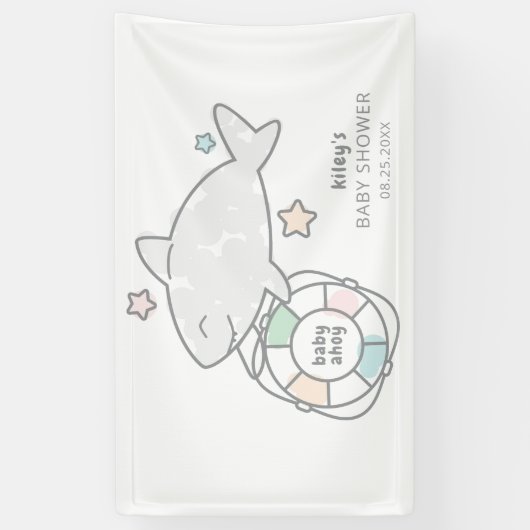 Shark Ahoy Spandoek (Verticaal)