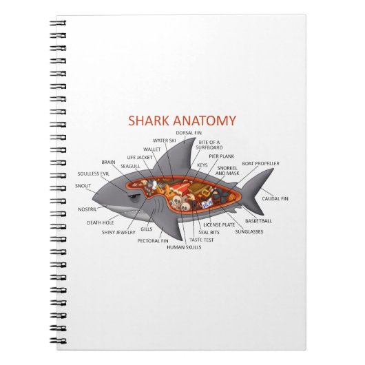 Shark Anatomy Notitieboek (Voorkant)