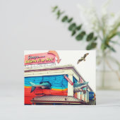 Shark and Osprey Briefkaart (Staand voorkant)