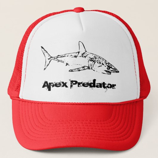 Shark Apex Predator Trucker Pet (Voorkant)