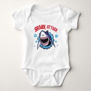Shark attack baby shirt