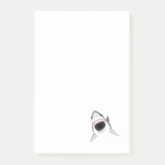 Shark Attack - Bite of the Great White Shark Post-it® Notes (Voorkant)