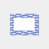 Shark Attack - Blauw en wit Post-it® Notes (Voorkant)