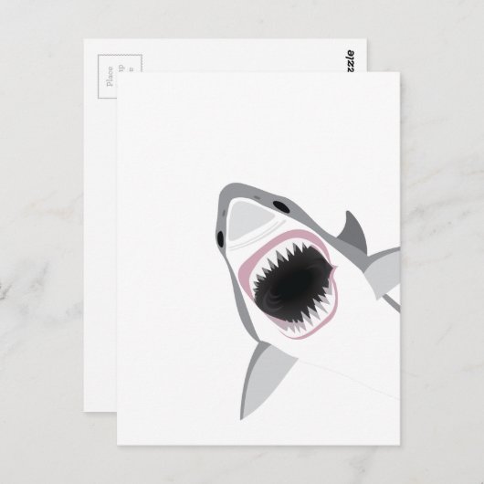 Shark Attack Briefkaart (Voorkant / Achterkant)