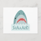 Shark Attack Briefkaart (Voorkant)
