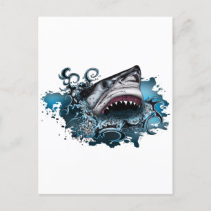 Shark Attack Briefkaart