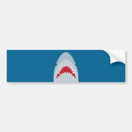 Shark Attack Bumpersticker (Voorkant)